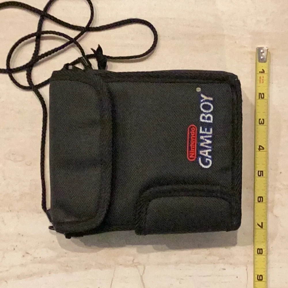Nintendo Game Boy Console Case Gameboy Carry Travel Carrying Black Strap Vintage